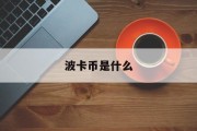 波卡币是什么(波卡是什么意思 币圈)